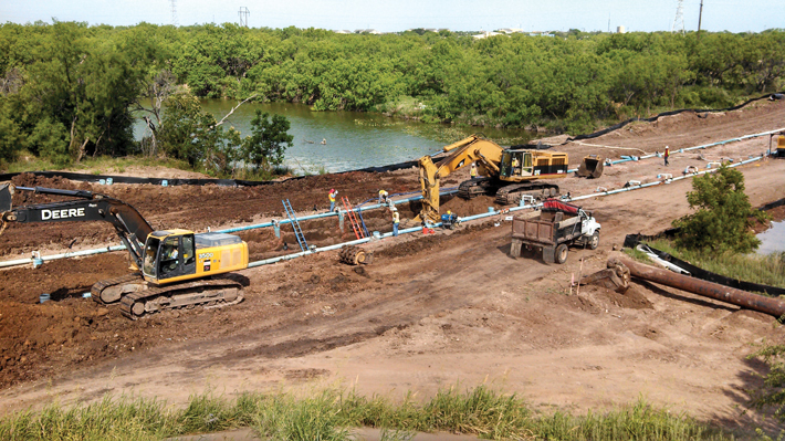 Bar-Wrapped Concrete Pressure Pipe Used in Massive Hickory Water Supply Project
