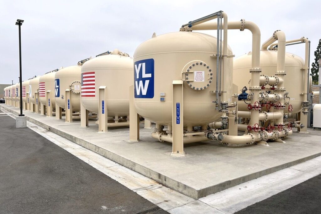 A shot from the Yorba Linda Water District. PFAS treatment systems need precise pressure control to function effectively. Photo courtesy of Cla-Val.