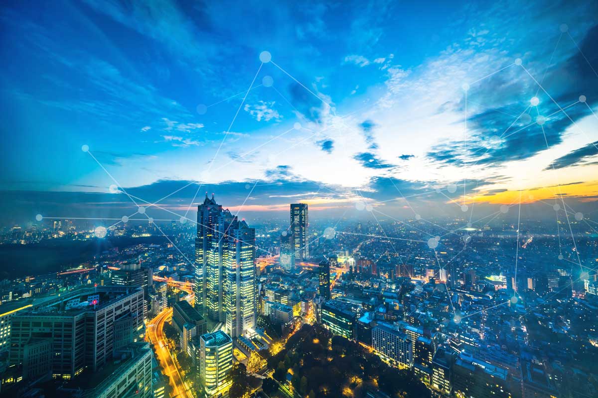 Blue Edge connected city