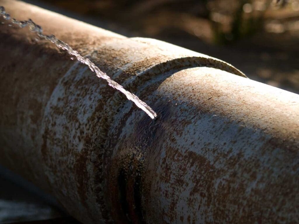 Pipe with Leak